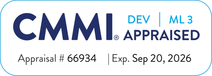 CMMI DEV ML3 Appraised - Appraisal # 66934