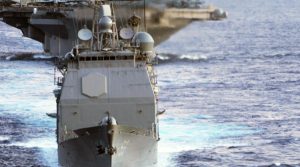 front-view-of-oncoming-naval-warship